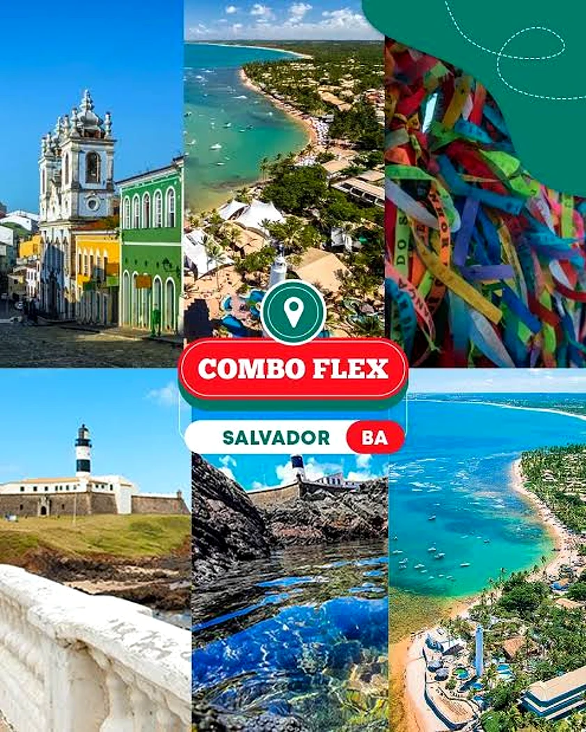 Combo Flex: Salvador, Ilhas e Litoral Norte